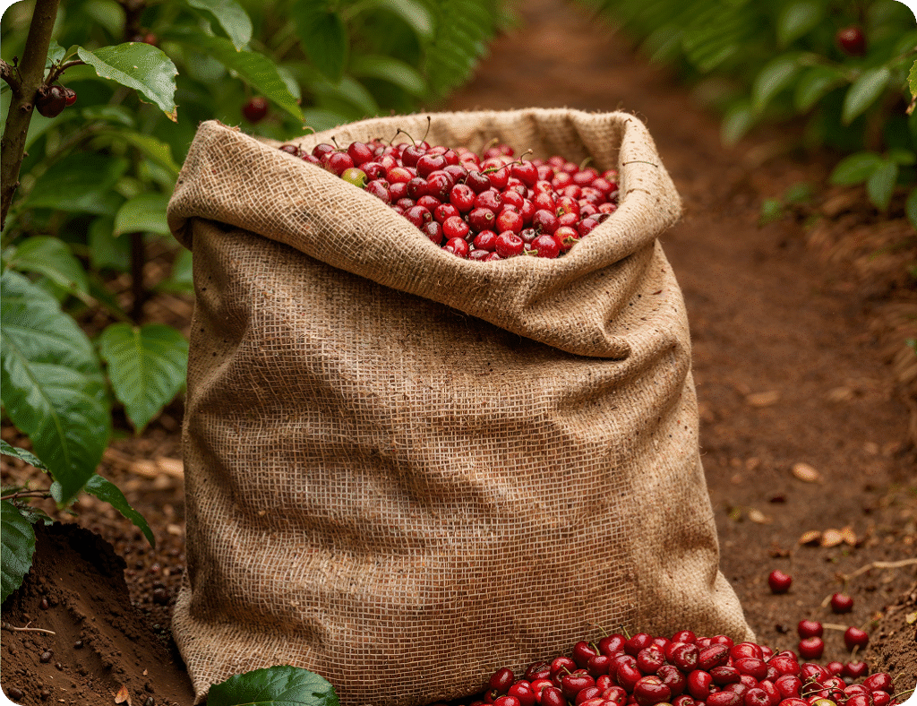 costal de café colombiano
